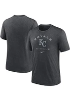 Nike Kansas City Royals Charcoal DRI-BLEND EARLY WORK Short Sleeve Fashion T Shirt