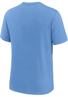 Nike Kansas City Royals Light Blue DRI-BLEND EARLY WORK Short Sleeve Fashion T Shirt
