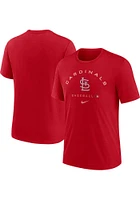 Nike St Louis Cardinals Red DRI-BLEND EARLY WORK Short Sleeve Fashion T Shirt