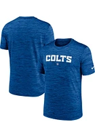 Nike Indianapolis Colts Grey Sideline Team Velocity Short Sleeve T Shirt