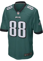 Dallas Goedert  Nike Philadelphia Eagles Midnight Green Home Game Football Jersey