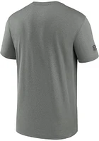 Nike Cincinnati Bengals Grey Sideline Legend Short Sleeve T Shirt