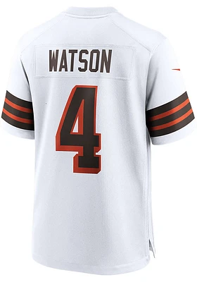 Deshaun Watson  Nike Cleveland Browns White ALTERNATE GAME Football Jersey