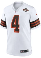 Deshaun Watson  Nike Cleveland Browns White ALTERNATE GAME Football Jersey