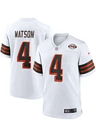 Deshaun Watson  Nike Cleveland Browns White ALTERNATE GAME Football Jersey