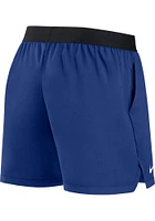 Nike Chicago Cubs Womens Blue DriFit Shorts