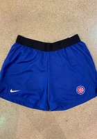 Nike Chicago Cubs Womens Blue DriFit Shorts