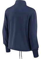 Nike Chicago White Sox Womens Navy Blue Rewind Qtr Zip