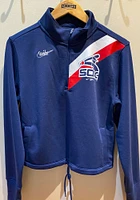 Nike Chicago White Sox Womens Navy Blue Rewind Qtr Zip