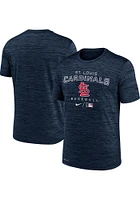 Nike St Louis Cardinals Navy Blue LEGEND PRACTICE VELOCITY Short Sleeve T Shirt