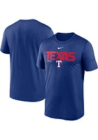 Nike Texas Rangers Blue MY TOWN LEGEND Short Sleeve T Shirt