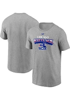 Nike Chicago White Sox Grey COOP REWIND ARCH Short Sleeve T Shirt
