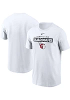 Nike Cleveland Guardians White TEAM ISSUE Short Sleeve T Shirt