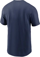 Nike Detroit Tigers Navy Blue COOP LOGO Short Sleeve T Shirt