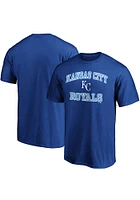 Kansas City Royals Blue HEART AND SOUL Short Sleeve T Shirt