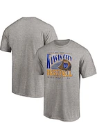 Kansas City Royals Grey WINNING TIME Short Sleeve T Shirt