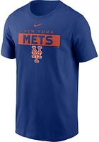 Nike New York Mets Blue TEAM ISSUE Short Sleeve T Shirt