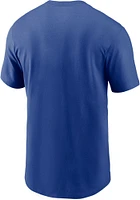 Nike Philadelphia Phillies Blue LARGE LOGO Graphic Short Sleeve T Shirt