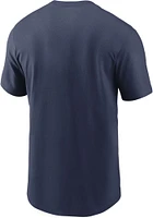 Nike St Louis Cardinals Navy Blue LARGE LOGO Short Sleeve T Shirt