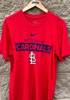 Nike St Louis Cardinals Red TEAM ISSUE Short Sleeve T Shirt