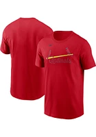 Nike St Louis Cardinals Red COOP WORDMARK Short Sleeve T Shirt