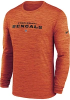 Nike Cincinnati Bengals Sideline Team Velocity Long Sleeve T-Shirt