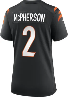 Evan McPherson  Nike Cincinnati Bengals Womens Black HOME Football Jersey