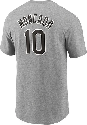 Yoan Moncada Chicago White Sox Name Number Short Sleeve Player T Shirt