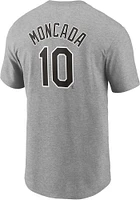 Yoan Moncada Chicago White Sox Name Number Short Sleeve Player T Shirt