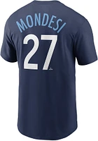 Adalberto Mondesi Kansas City Royals Navy Blue Connect Short Sleeve Player T Shirt