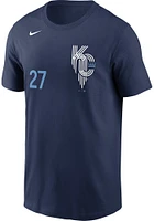 Adalberto Mondesi Kansas City Royals Navy Blue Connect Short Sleeve Player T Shirt
