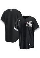 Chicago White Sox Mens Nike Replica Alt Jersey - Black