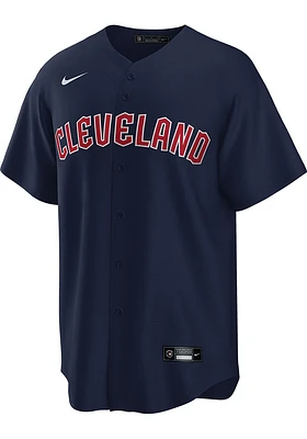 Cleveland Guardians Mens Nike Replica Alt Jersey - Navy Blue