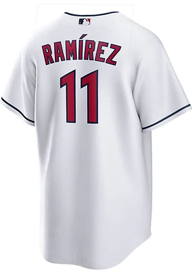 Jose Ramirez Cleveland Guardians Mens Replica Home Jersey - White