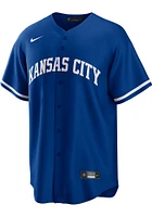 Kansas City Royals Mens Nike Replica Alt Design Jersey - Blue