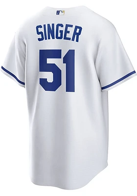 Brady Singer Kansas City Royals Mens Replica Home Jersey - White