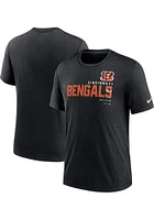 Nike Cincinnati Bengals Black Primetime Team Name Short Sleeve Fashion T Shirt