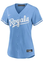 Salvador Perez Kansas City Royals Womens Replica Alternate Jersey - Light Blue