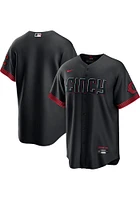 Cincinnati Reds Mens Nike Replica City Connect Jersey - Black