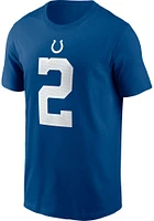 Matt Ryan Indianapolis Colts Blue NAME AND NUMBER Short Sleeve Player T Shirt