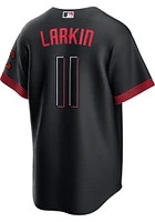 Barry Larkin Cincinnati Reds Mens Replica City Connect Jersey - Black