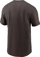 Nike Cleveland Browns Brown Sideline Cotton Short Sleeve T Shirt