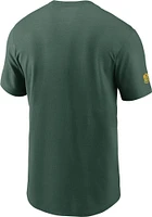 Nike Green Bay Packers Sideline Cotton Short Sleeve T Shirt