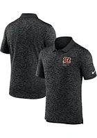 Nike Cincinnati Bengals Mens Black SIDELINE FASHION Short Sleeve Polo