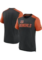 Nike Cincinnati Bengals Orange Slub Short Sleeve Fashion T Shirt