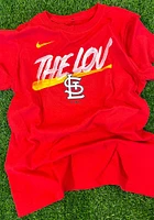 Nike St Louis Cardinals Womens Red Local Pride Short Sleeve T-Shirt