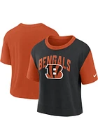 Nike Cincinnati Bengals Womens Orange High Hip Short Sleeve T-Shirt