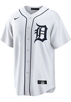 Javier Baez Detroit Tigers Mens Replica Home Jersey - White