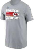 Nike Kansas City Chiefs Grey 2022 Conference Champions Short Sleeve T Shirt