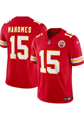 Patrick Mahomes Nike Kansas City Chiefs Mens Red Vapor F.U.S.E. Limited Football Jersey